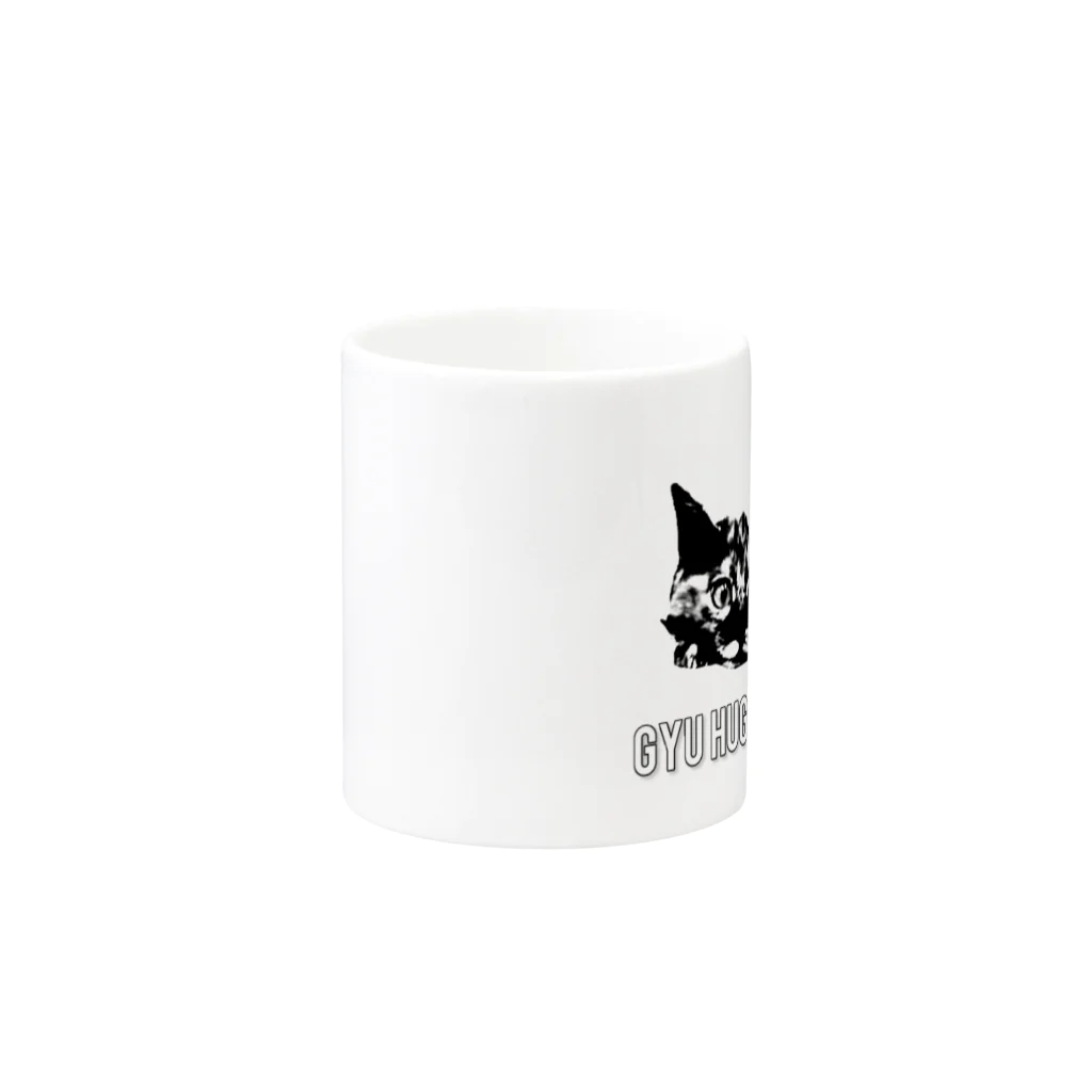 izuU shopのさび猫まさみのぎゅっとハグ Mug :other side of the handle