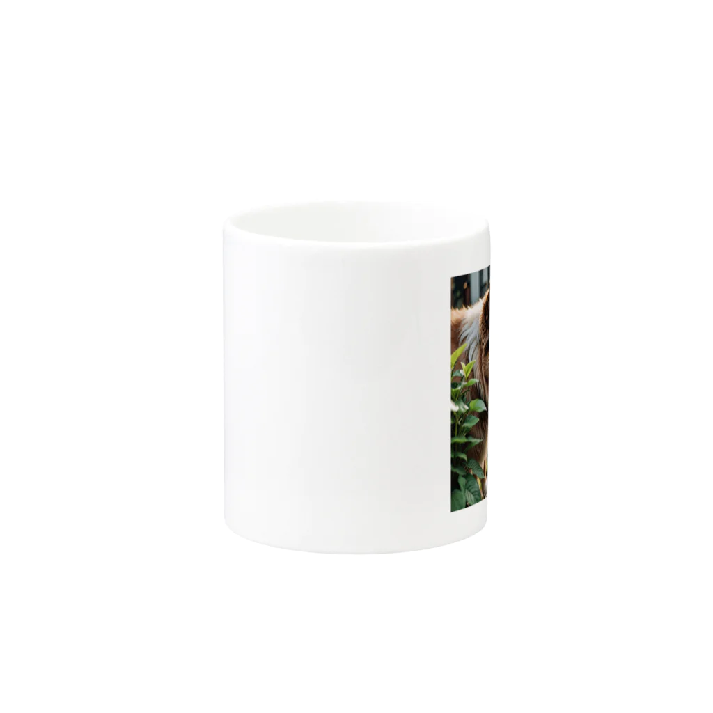 neeeeeeの草と犬 Mug :other side of the handle