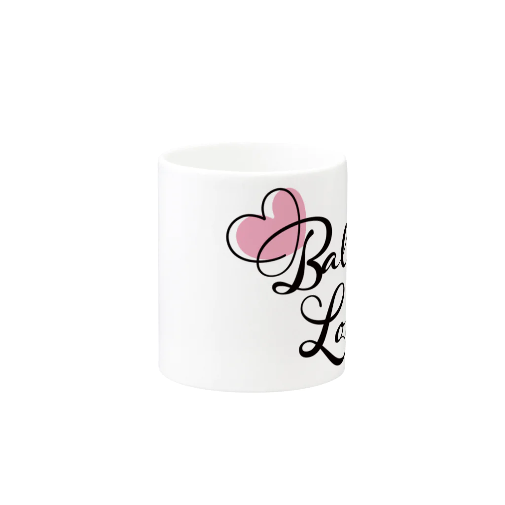 Saori_k_cutpaper_artのBallet Lovers Mug :other side of the handle