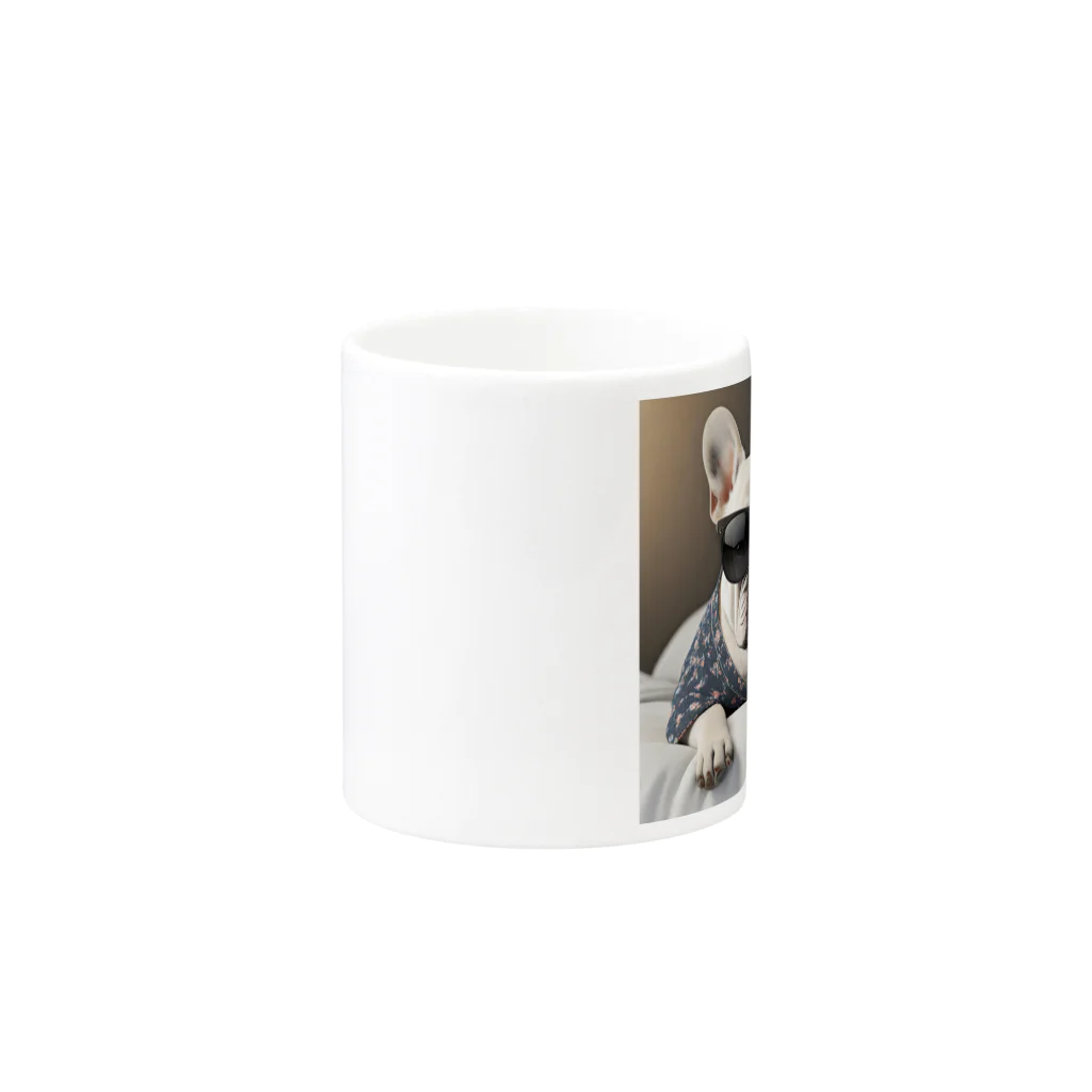 SI-SAAのおやすみBOSS犬 Mug :other side of the handle