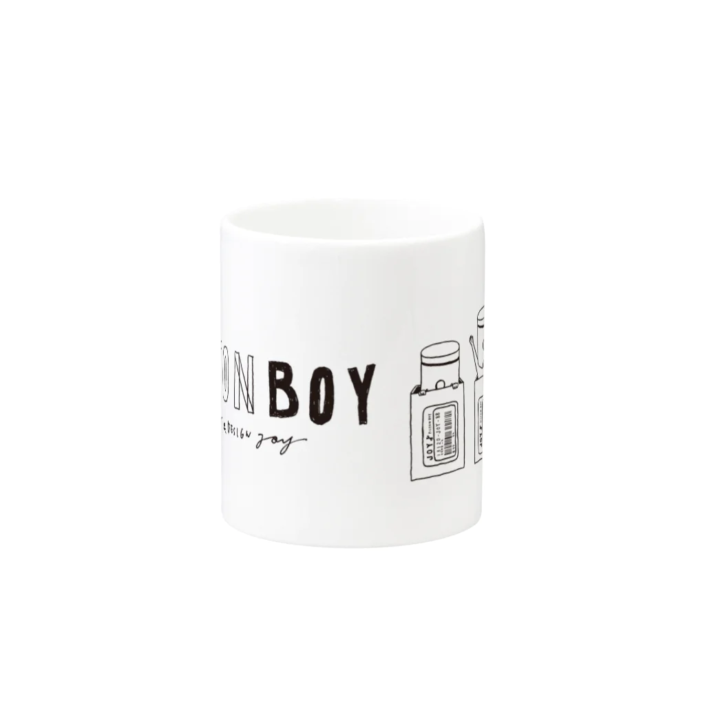 ILLUST&DESIGN JOYのPISTON BOY 1／JOY Mug :other side of the handle