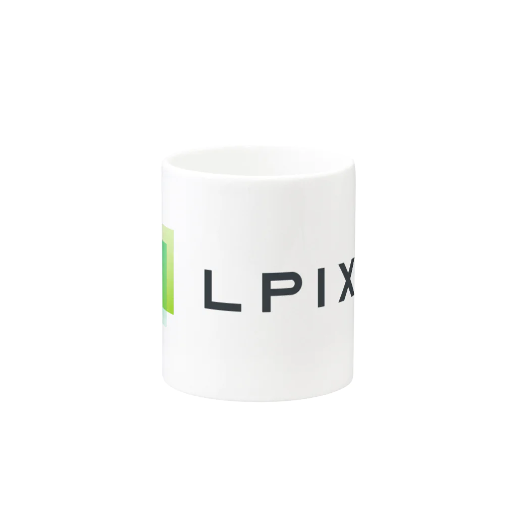 lpixelのコーポレートシリーズ（白地専用） Mug :other side of the handle