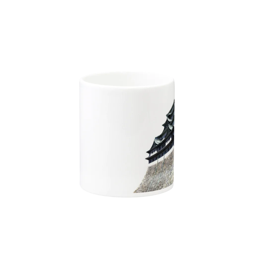 Yukimurakun「Samurai」の名古屋城グッズ Mug :other side of the handle