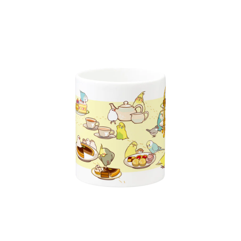 ことりスイーツのことりとお菓子のマグカップ Mug :other side of the handle
