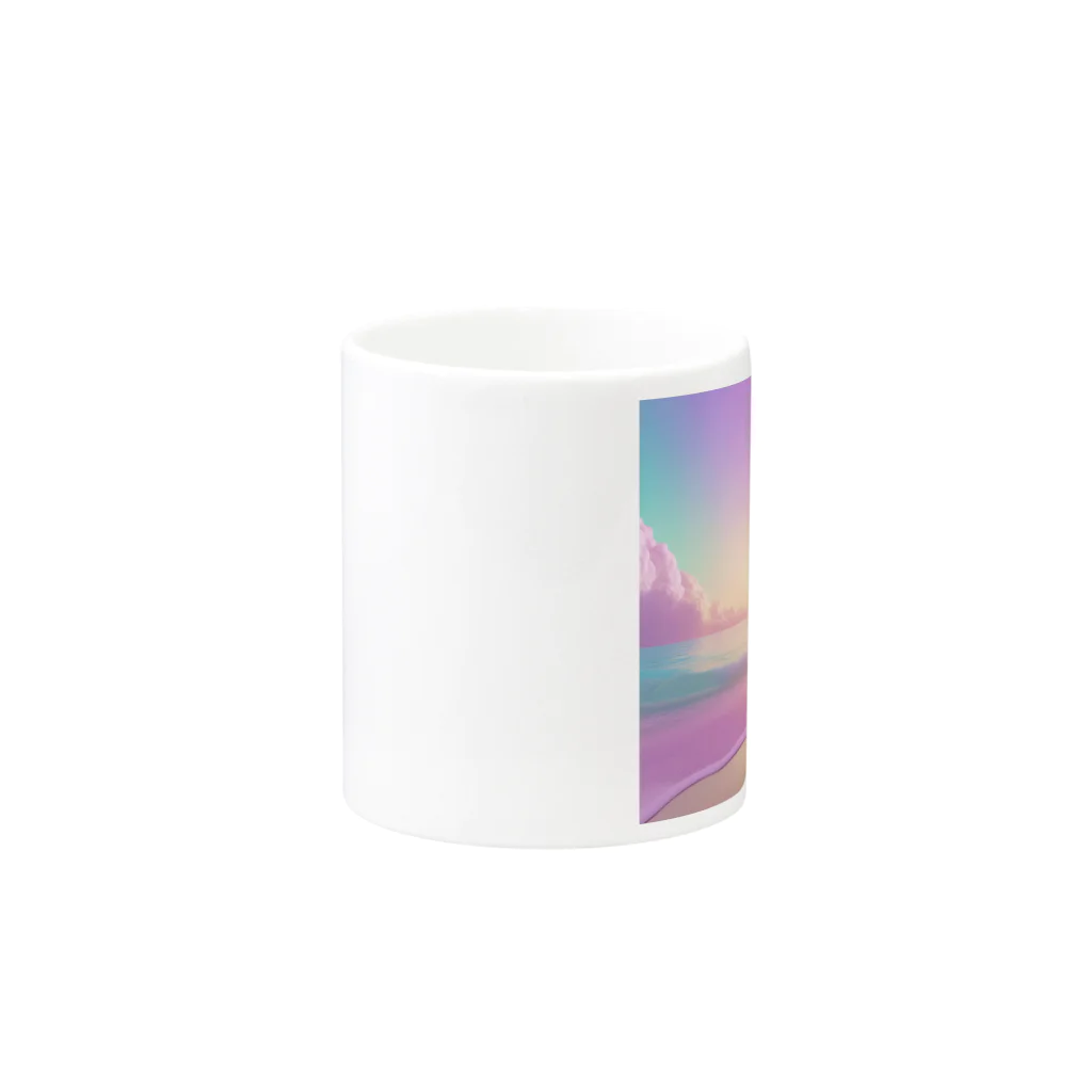 chan-takehaniの夢幻の夕暮れ Mug :other side of the handle