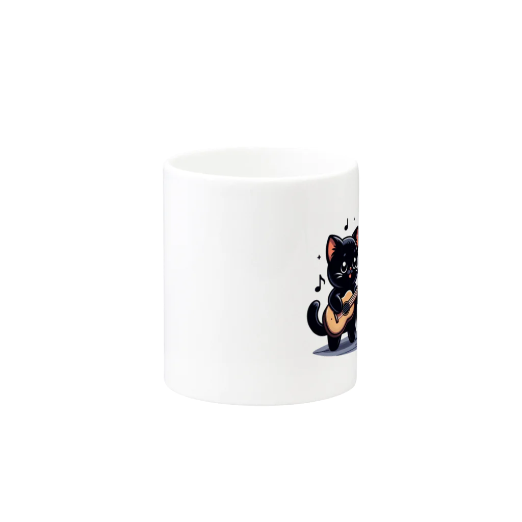 チェリモヤのねこコーラス 11 Mug :other side of the handle