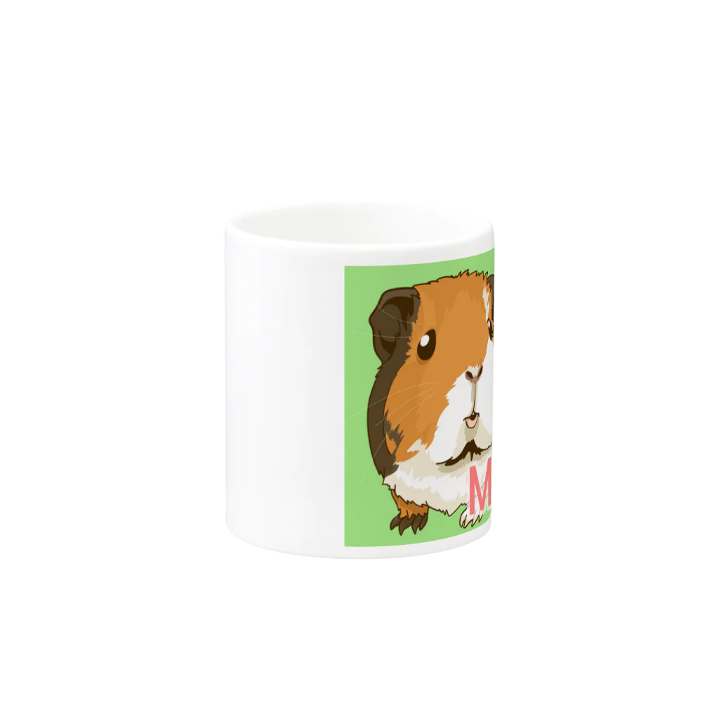 LichtmuhleのMORUちゃん Mug :other side of the handle