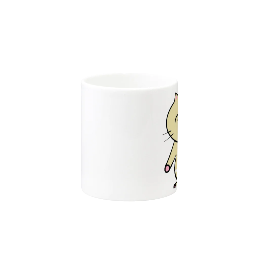 ますた。のえむねこ Mug :other side of the handle