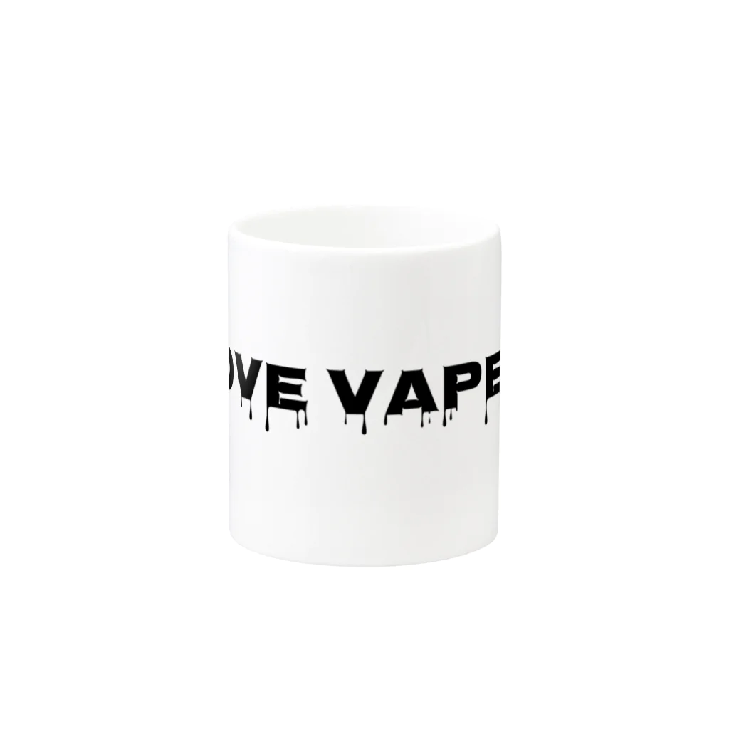 kurumaru_koのI LOVE VAPE.JP Mug :other side of the handle