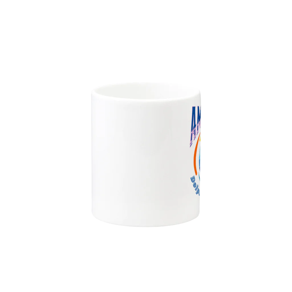 H.webPのAmaxsaイルカウォッチング-wave Mug :other side of the handle