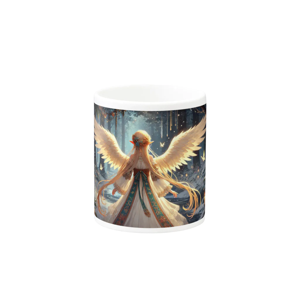 Farashの神秘の守護天使 マグカップの取っ手の反対面