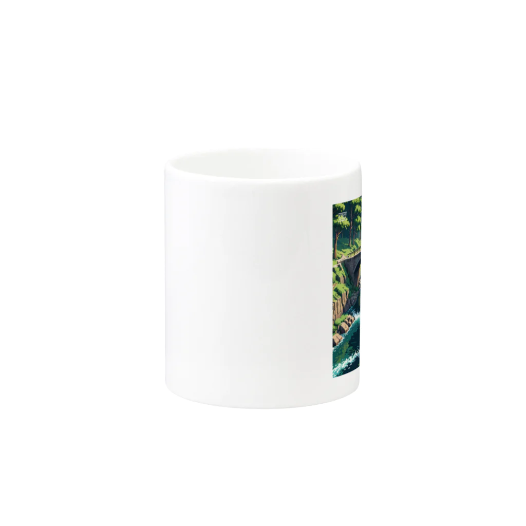 enodeaouの川の水と橋 Mug :other side of the handle
