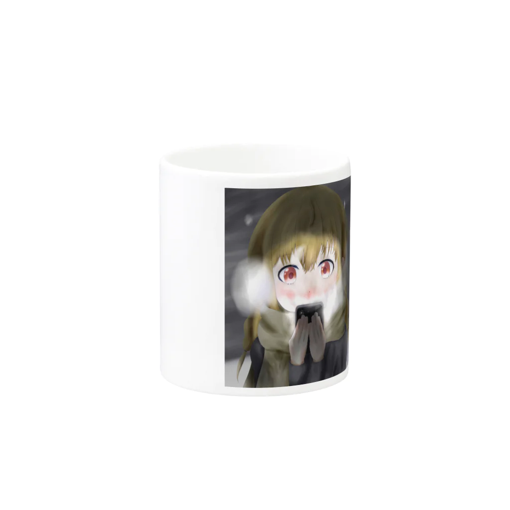 JOSHIKIの少女Y Mug :other side of the handle