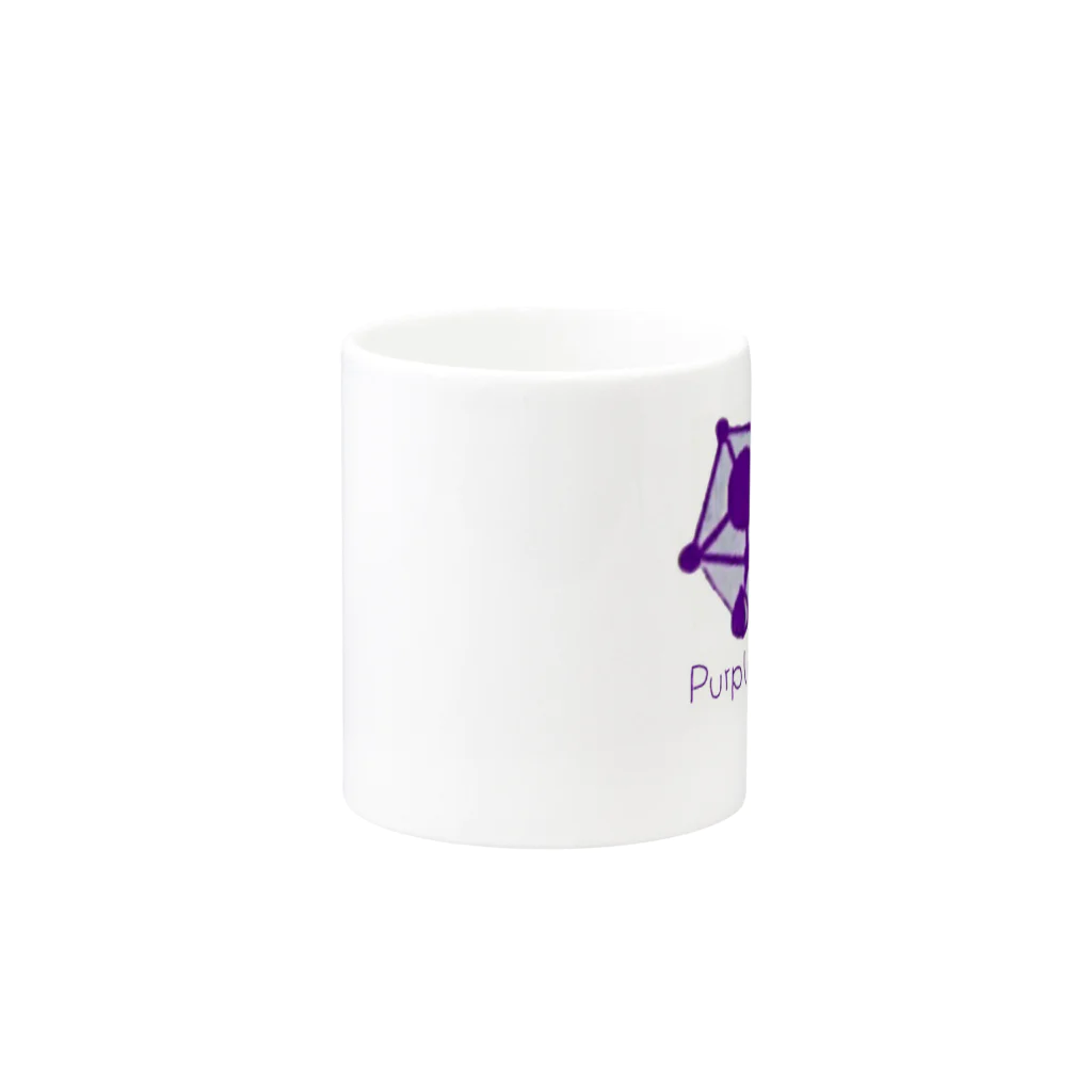 NPO法人 Purple Codeのむらさき　のうさま2　雑貨 Mug :other side of the handle