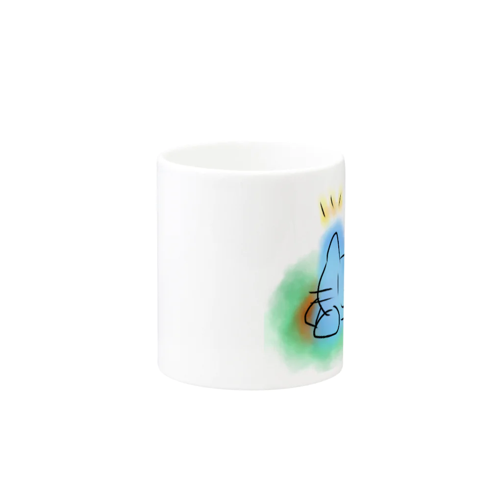 魚風商店のネコのすみか Mug :other side of the handle