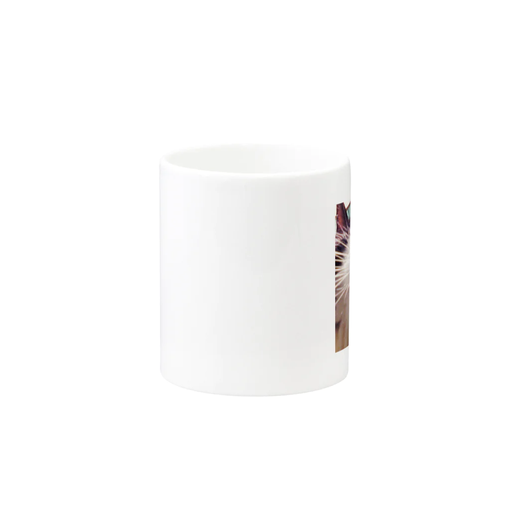 horu  room のmilk猫 Mug :other side of the handle