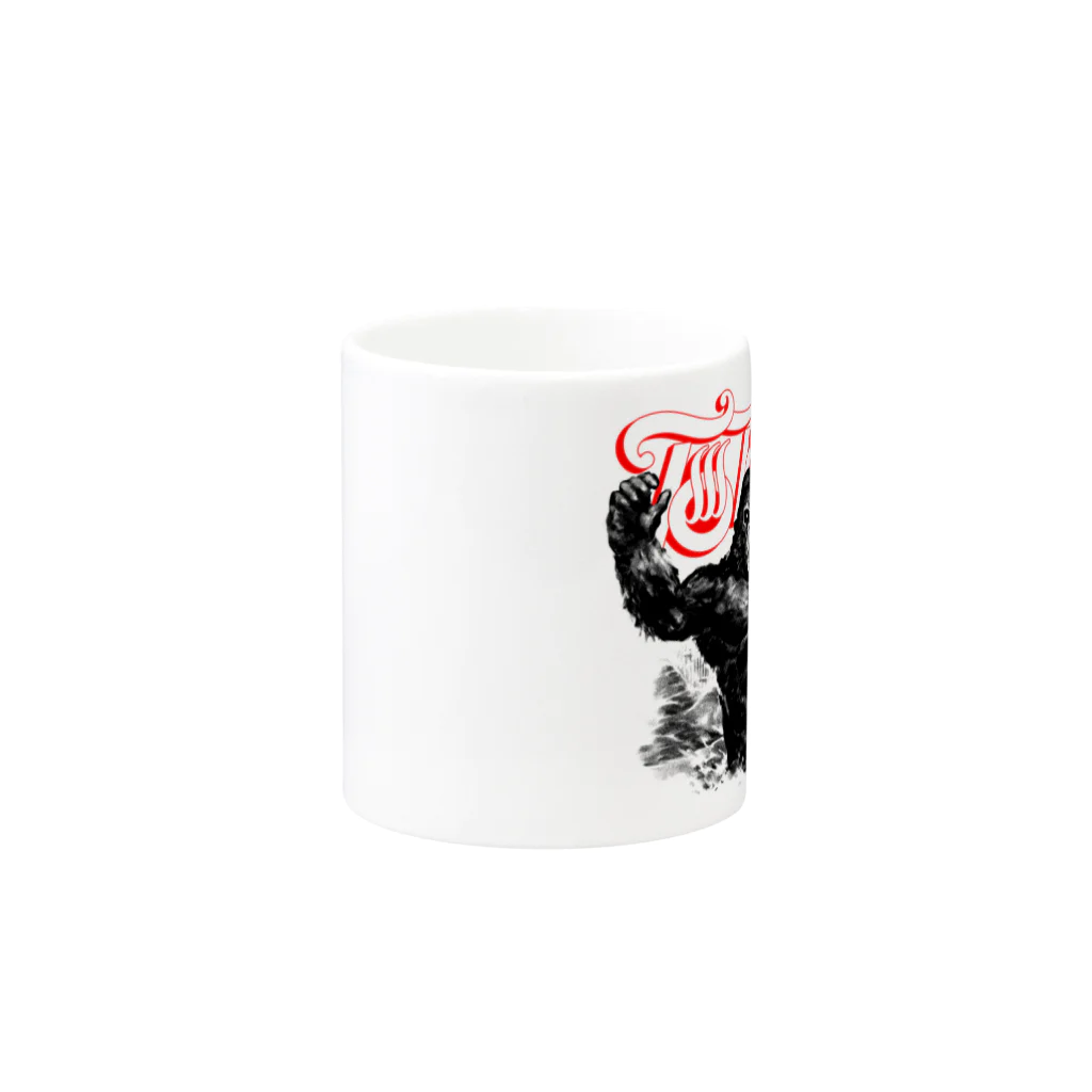 ととのいちゃんの「TOTONOI-CHANG」マグカップ Mug :other side of the handle