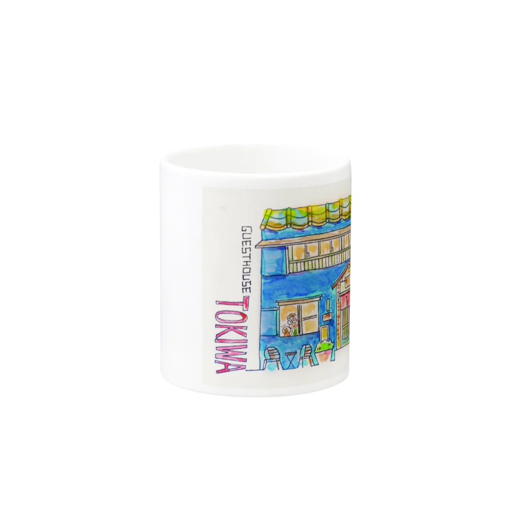 Shop Guest house Tokiwaのゲストハウスときわの春 Mug :other side of the handle