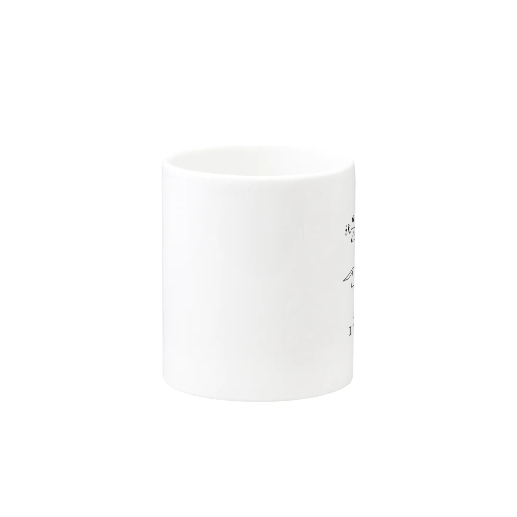 yuko_suzukiのシュレディンガーのネコ② Mug :other side of the handle