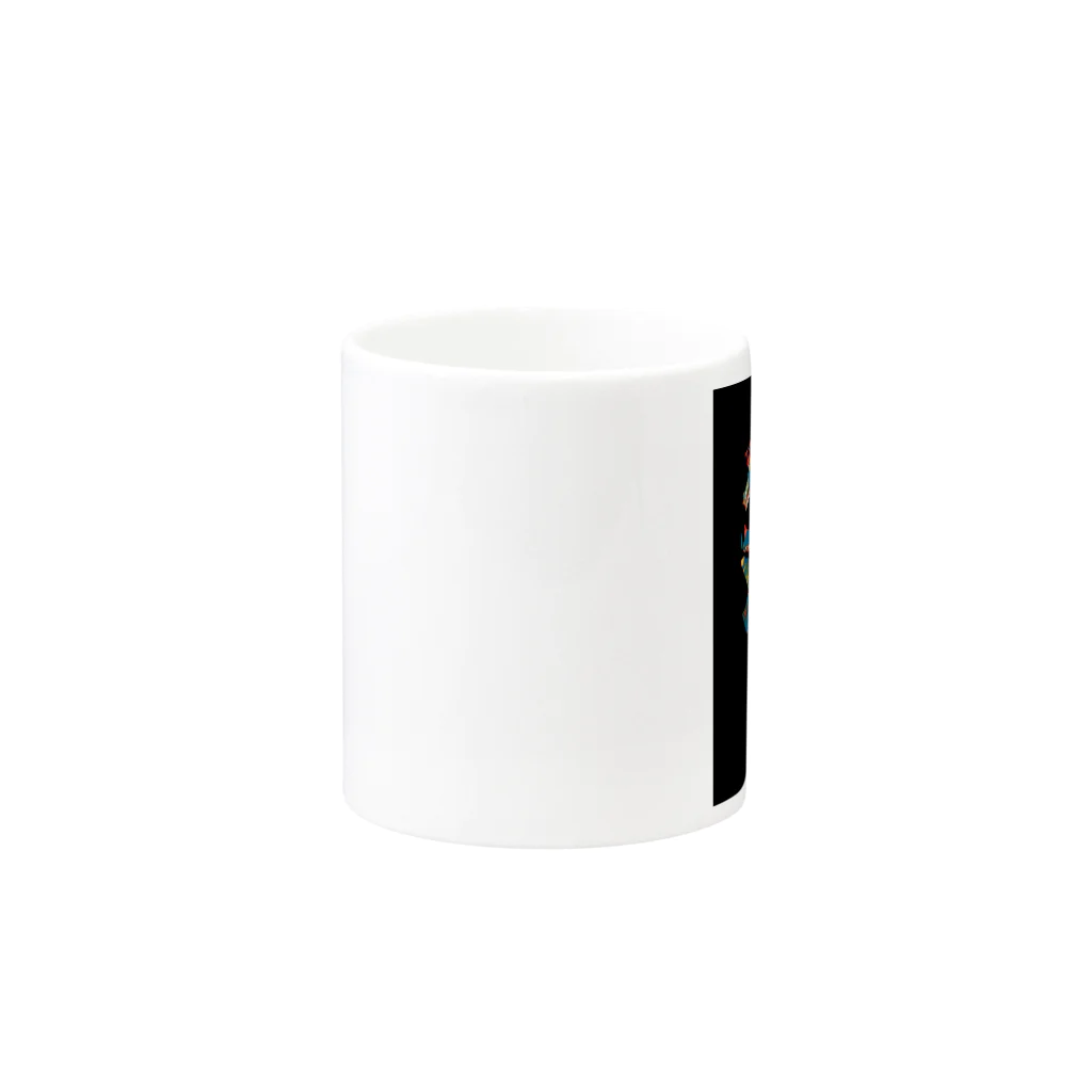 AbstractismjapanのDreams Ablaze "夢の炎" Mug :other side of the handle