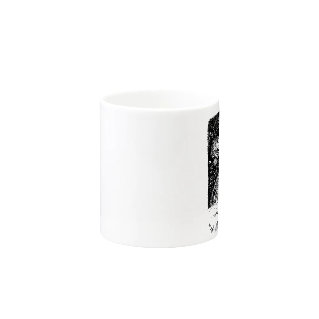 hearthead82のスペースジャーニー Mug :other side of the handle