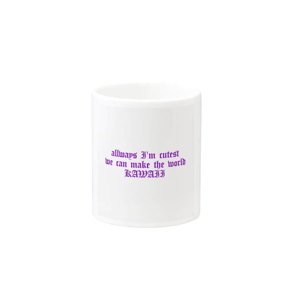 🌈jinochanのkawaii worldのallways KAWAII Mug :other side of the handle