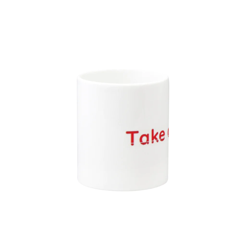 アメリカンベース のTake on me  ダンス　グッズ Mug :other side of the handle