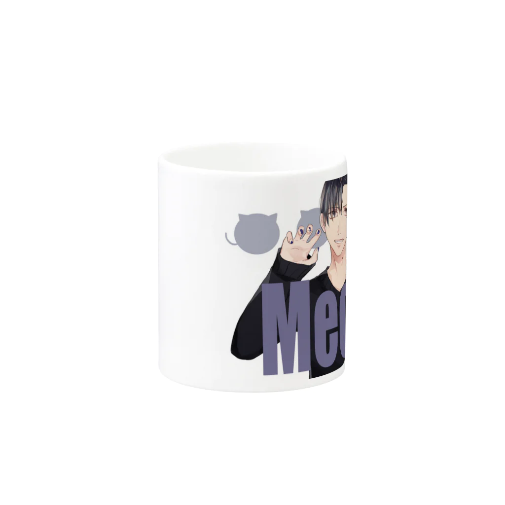 sushiのmeou Mug :other side of the handle