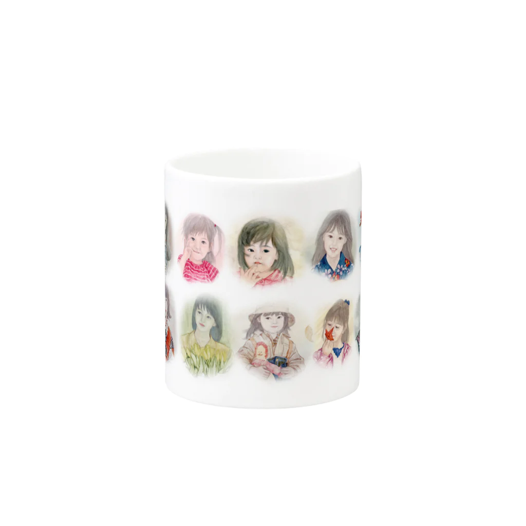 あとりえ・せとの水彩画集・少女 Mug :other side of the handle