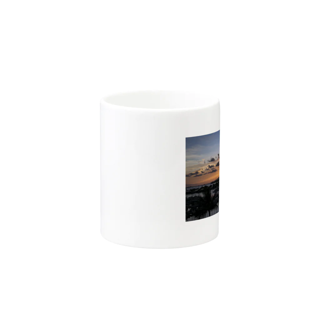 \iso_ppe/のWaikiki's Infinity sunset Mug :other side of the handle