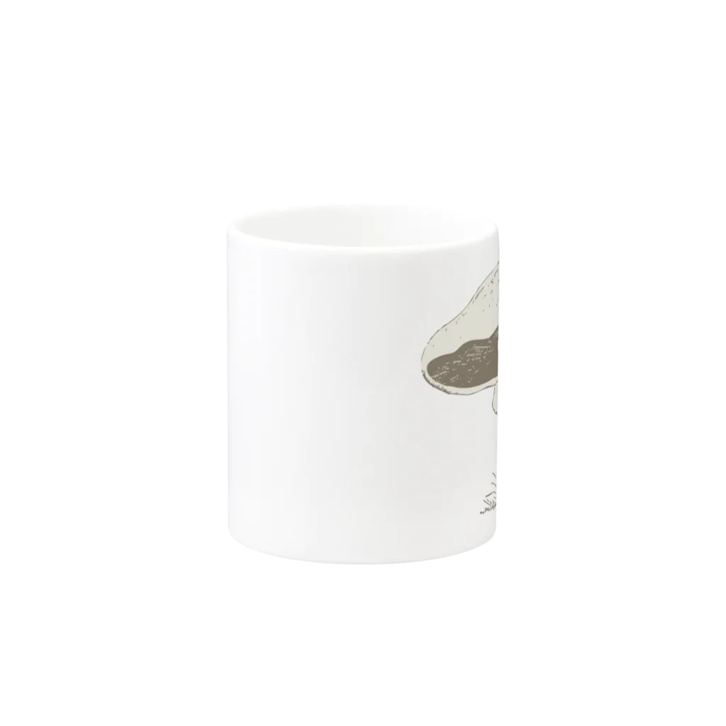 カリカリのキノコ Mug :other side of the handle