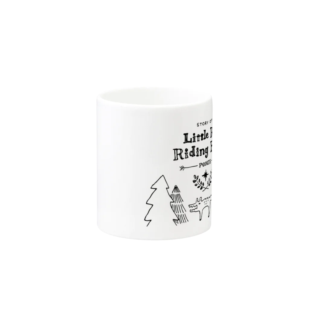 ponieのLittle Red Riding Hood Mug :other side of the handle