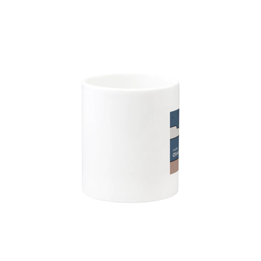 スタジオおばけのおばけとギター Mug :other side of the handle