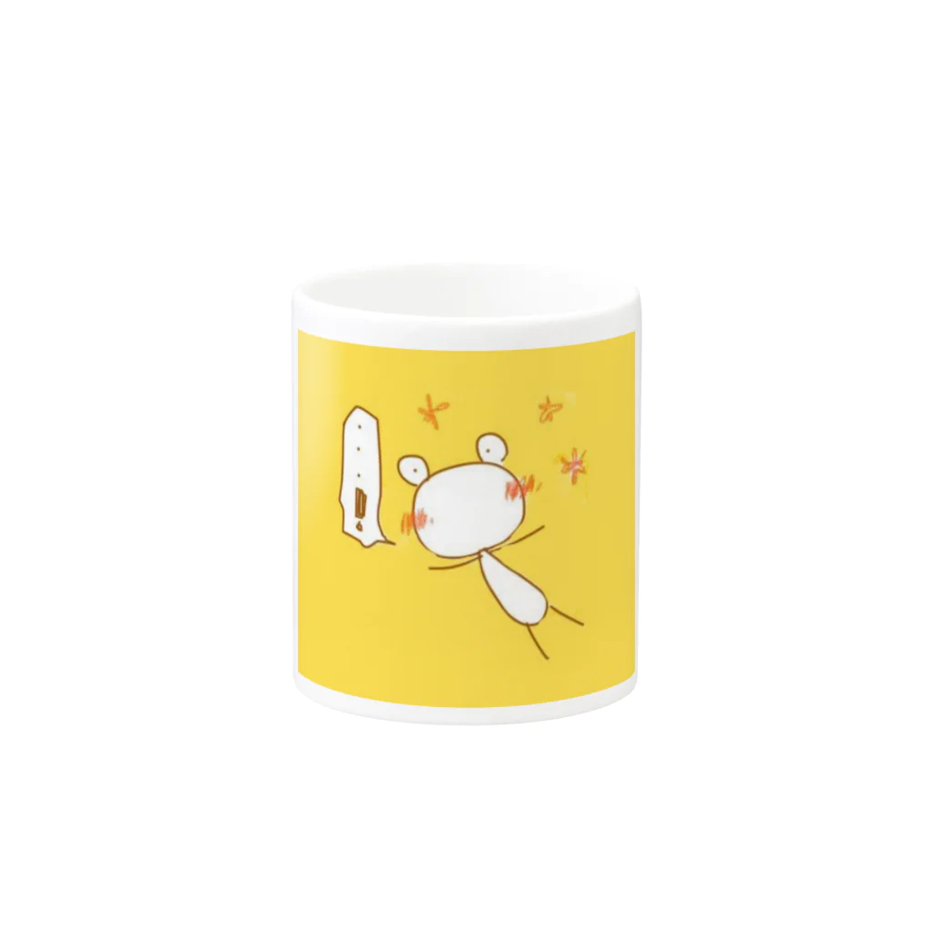 上の森 シハのはっぴーエルくん Mug :other side of the handle