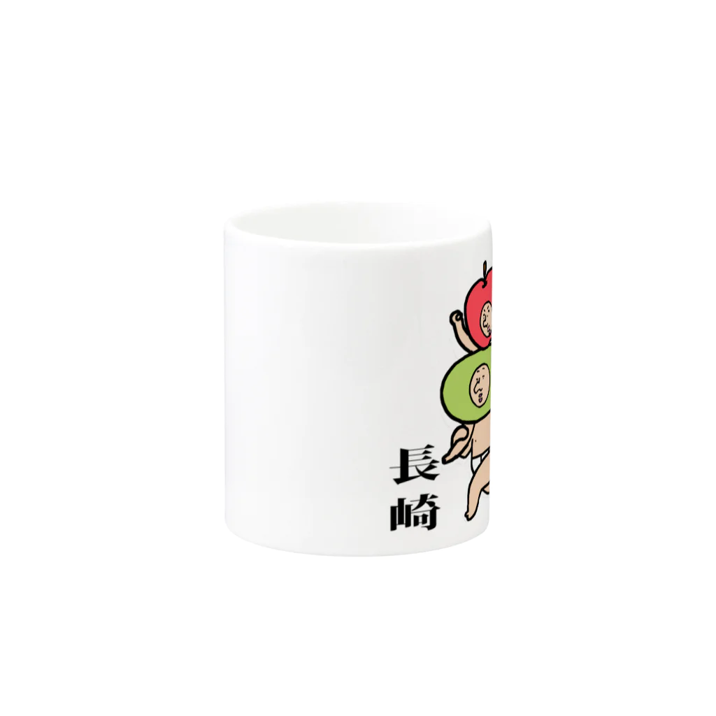 【Yuwiiの店】ゆぅぅぃーの長崎方便グッズ Mug :other side of the handle