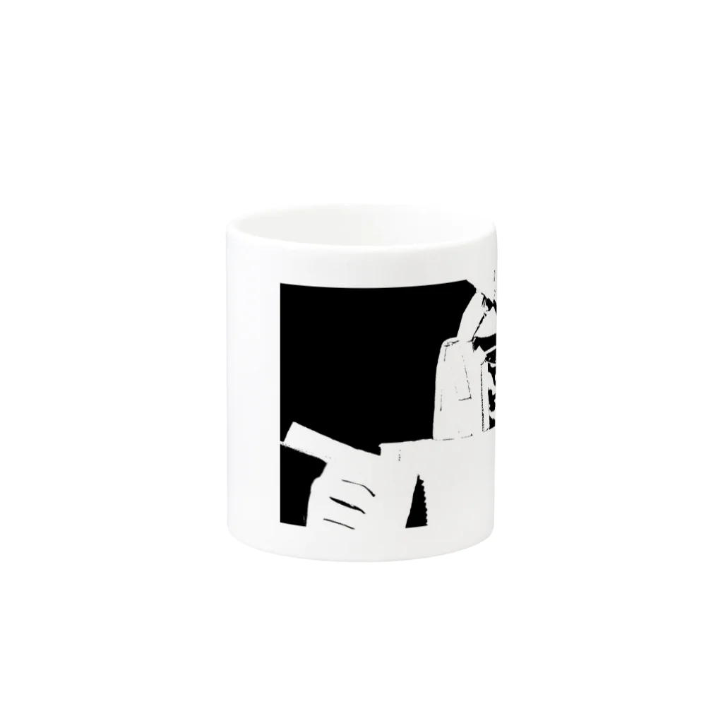 ロボレンジャーロボのロボレンジャーロボ Mug :other side of the handle