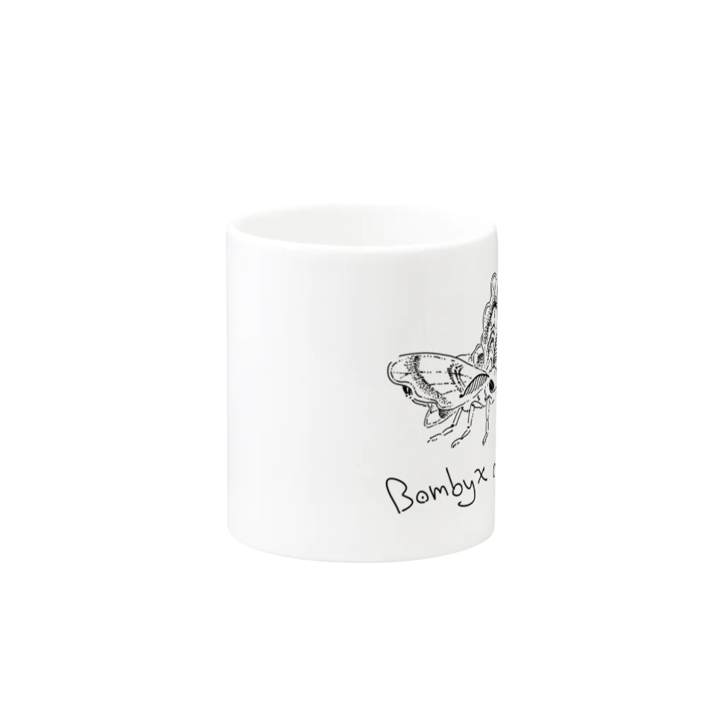 polvereのBombyx mori Mug :other side of the handle