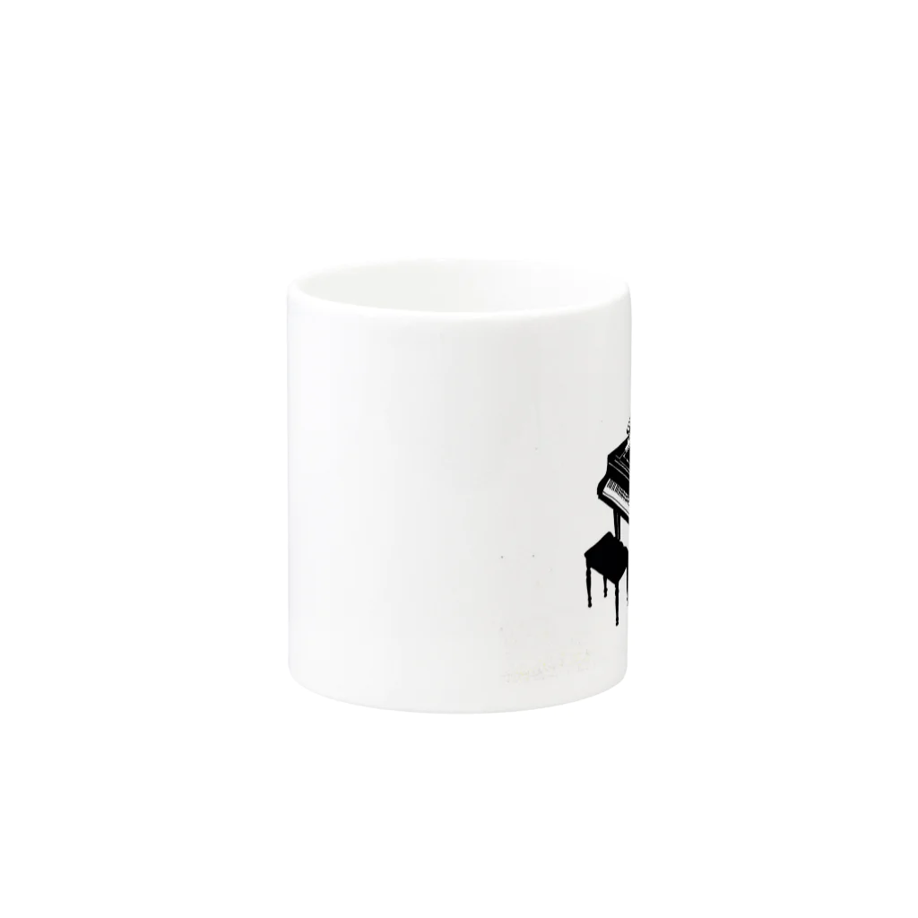 プラノスのpiano  Mug :other side of the handle