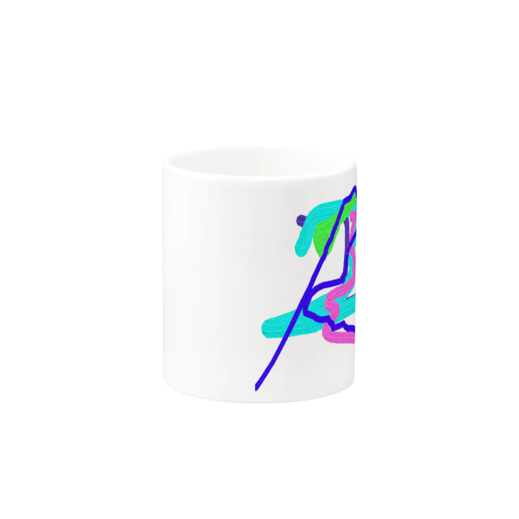 zono-on shop☆のface Mug :other side of the handle