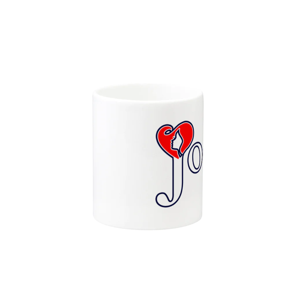 ジョーライブSHOPのジョーライブマグカップ シンプルロゴ Mug :other side of the handle