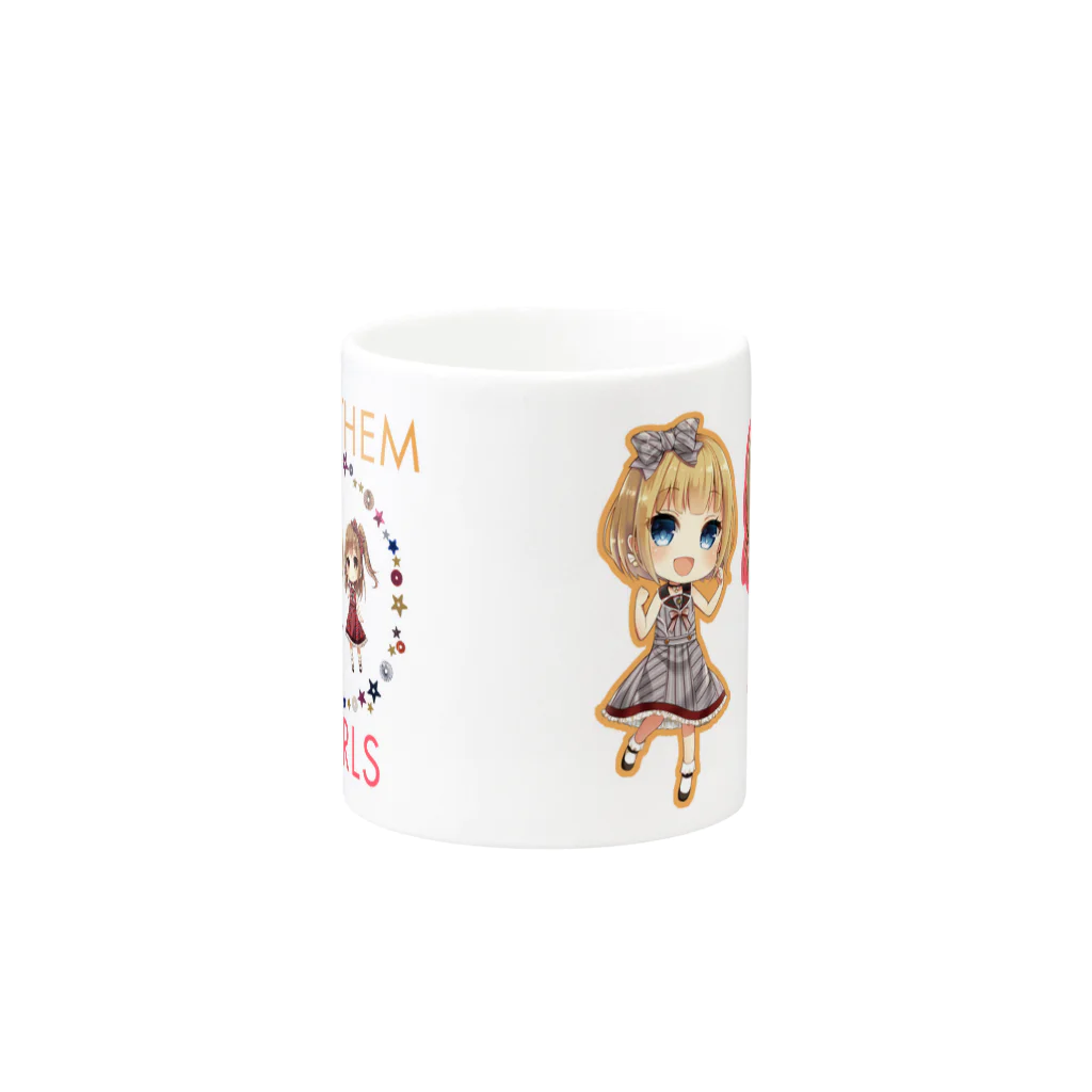 anthemgirlsのアンセムガールズのマグカップ Mug :other side of the handle