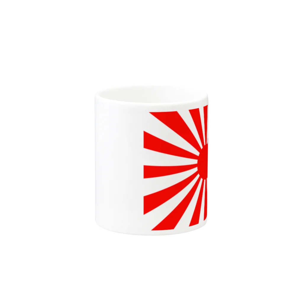 旭日ショップの【大和魂！】旧旭日旗グッズ Mug :other side of the handle