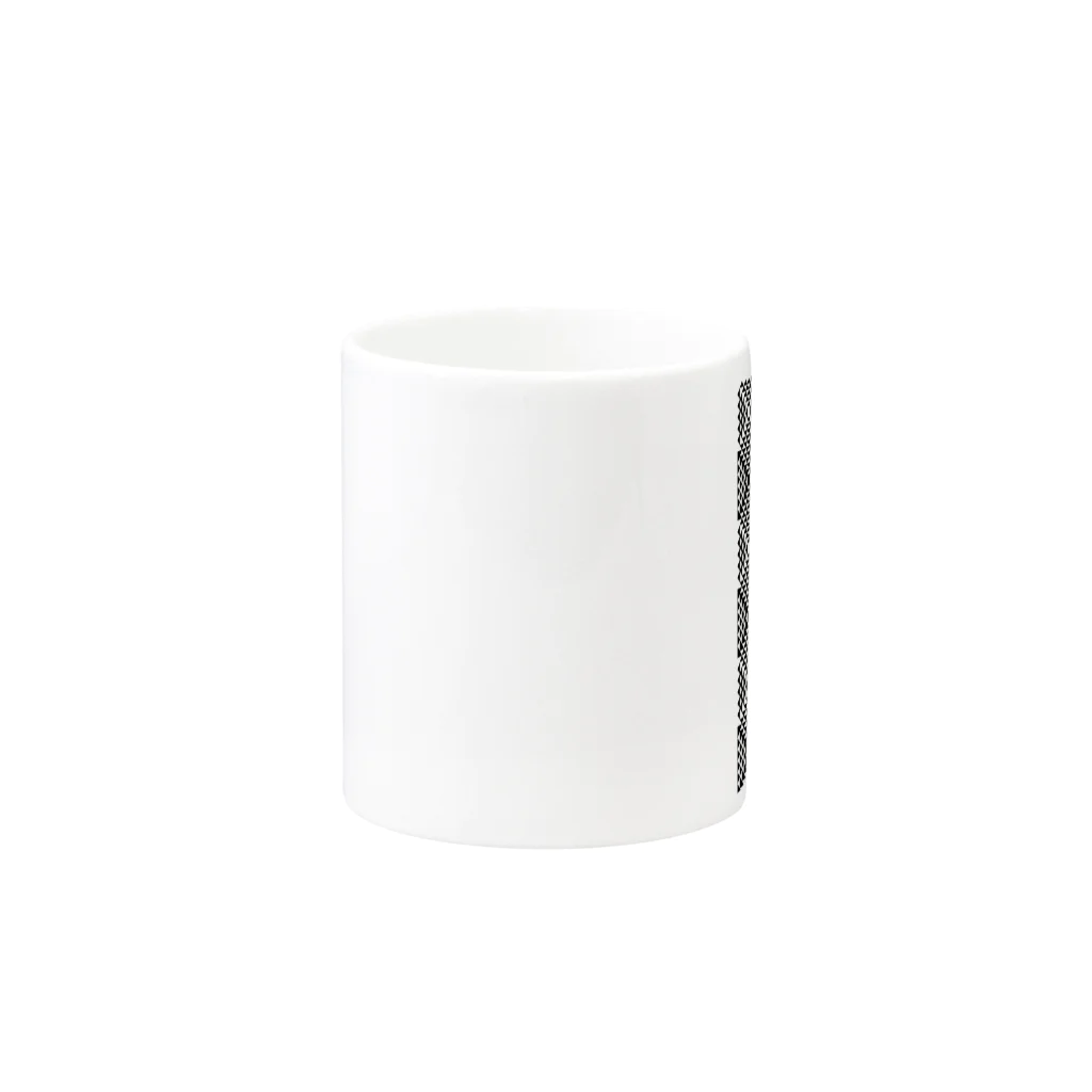 Noriyuki IshiiのMonochrome Triangle Mug :other side of the handle