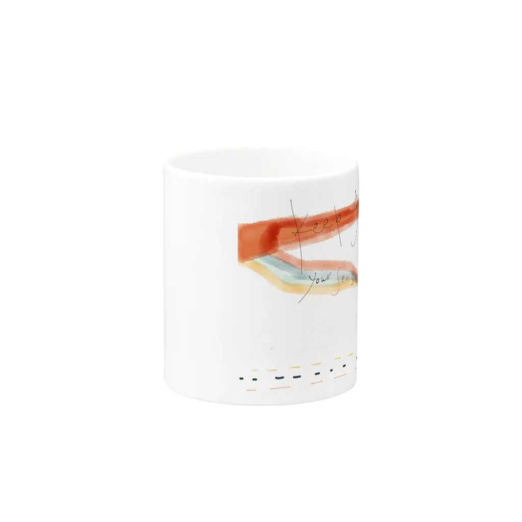 Yukiöのyou're  sense Mug :other side of the handle