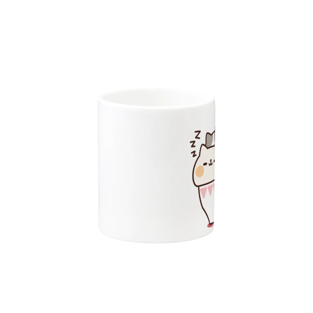 DECORのネコがいっぱいティーカップ Mug :other side of the handle