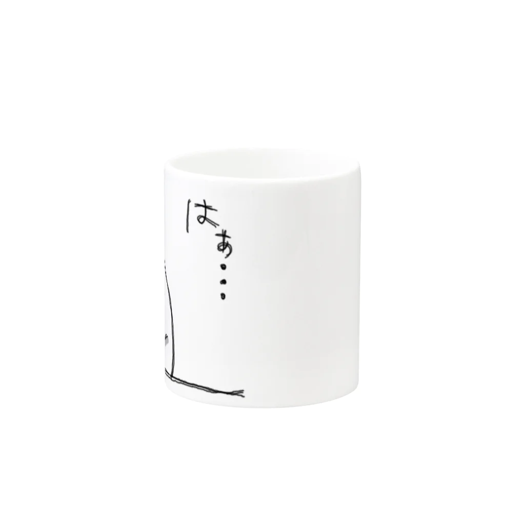 かどんちゅのかどんちゅ「はぁ...」グッツ！ Mug :other side of the handle