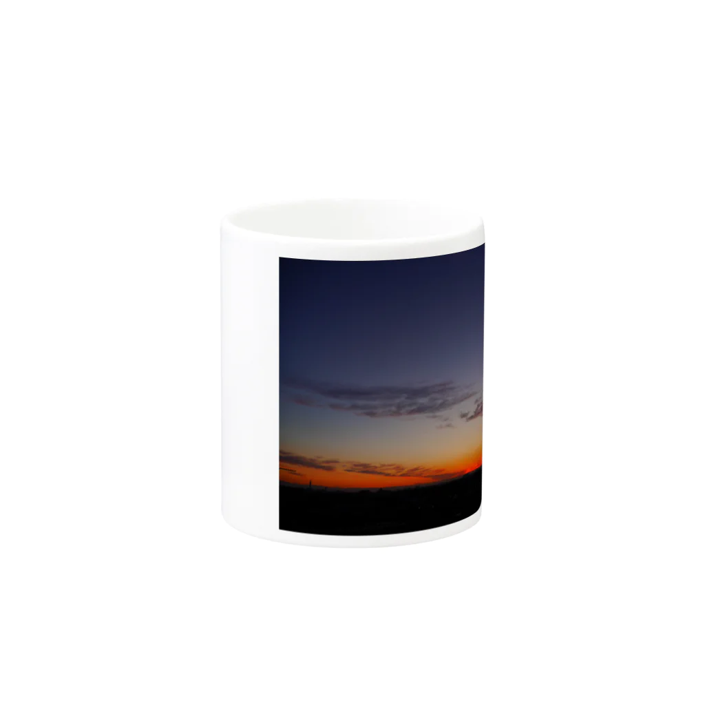 negiの夕焼け Mug :other side of the handle