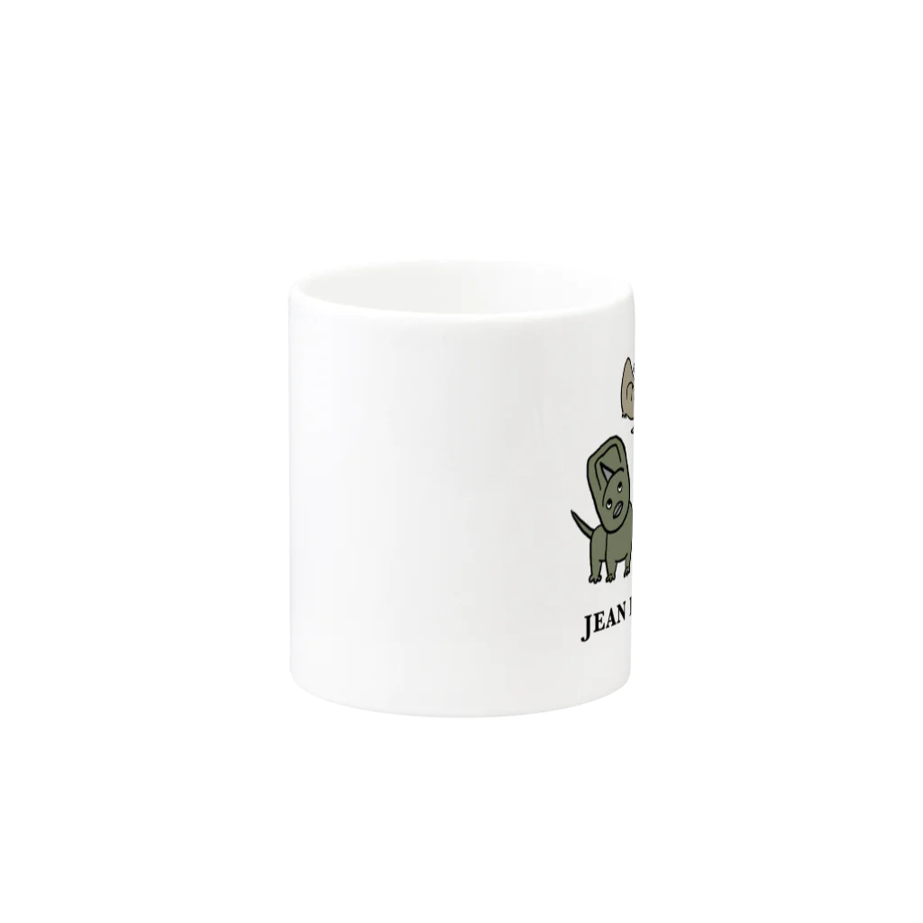 たいきのJEAN PAUL TAIKI Jurassic Park 恐竜 ダイナソー Mug :other side of the handle