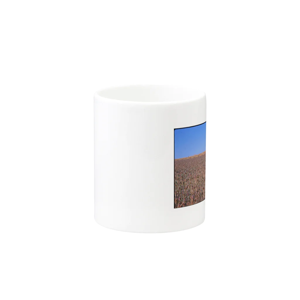 VintageのMERRILL OVESON IN A FIELD, CIRCA 1975 Mug :other side of the handle