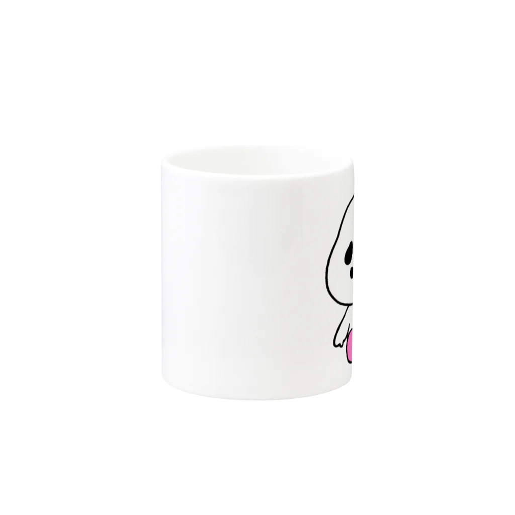 ぽっぽーちゃんのぽっぽーちゃん２ Mug :other side of the handle